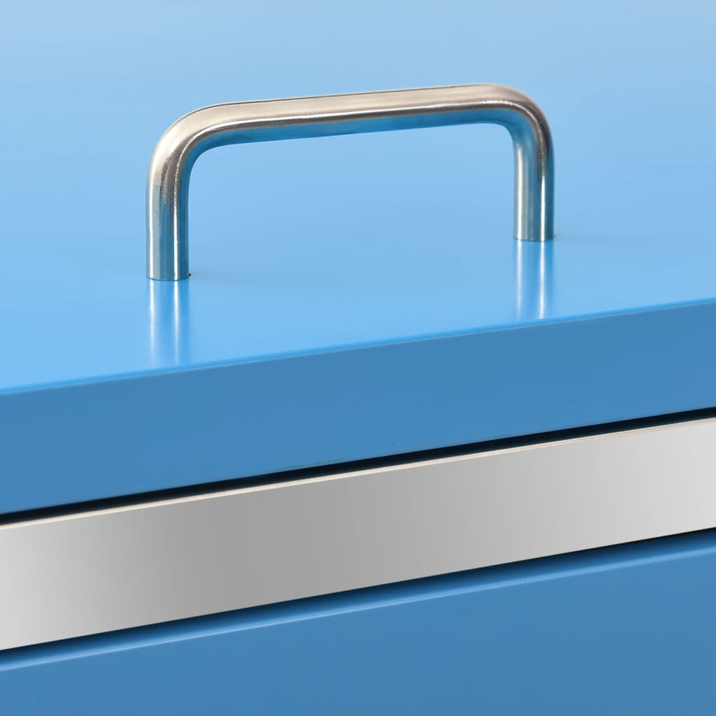 Single Wheelie Bin Shed 69X77.5X112.5 Cm Stainless Steel