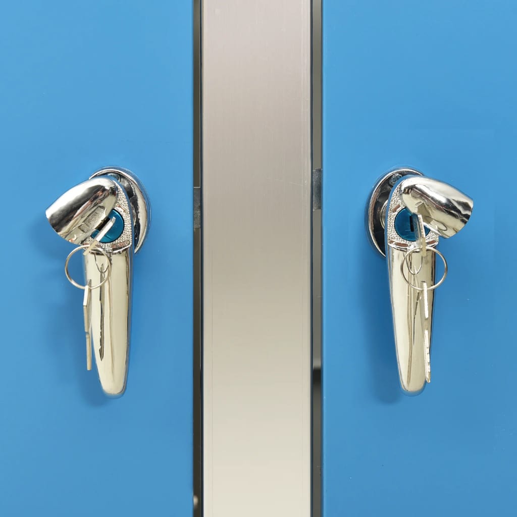 Triple Wheelie Bin Shed 207X77.5X112.5 Cm Stainless Steel