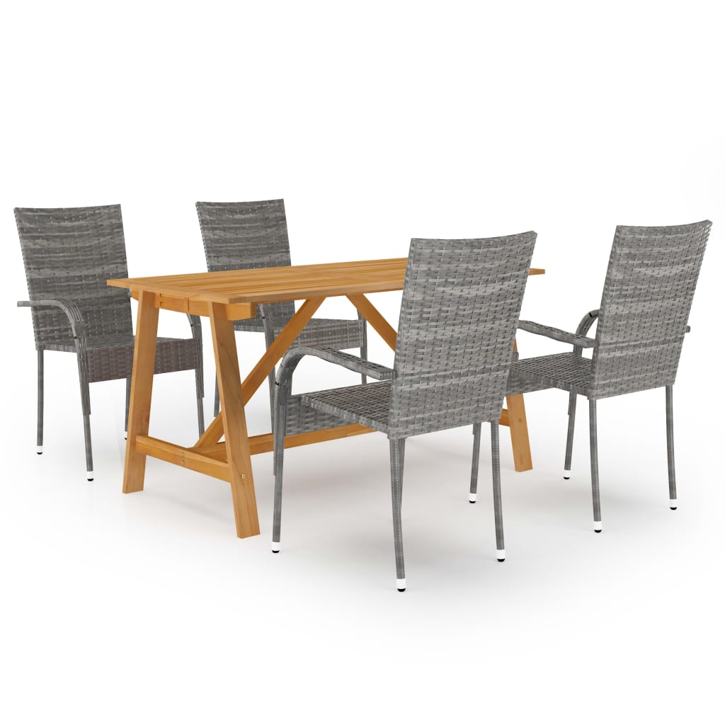 5 Piece Garden Dining Set