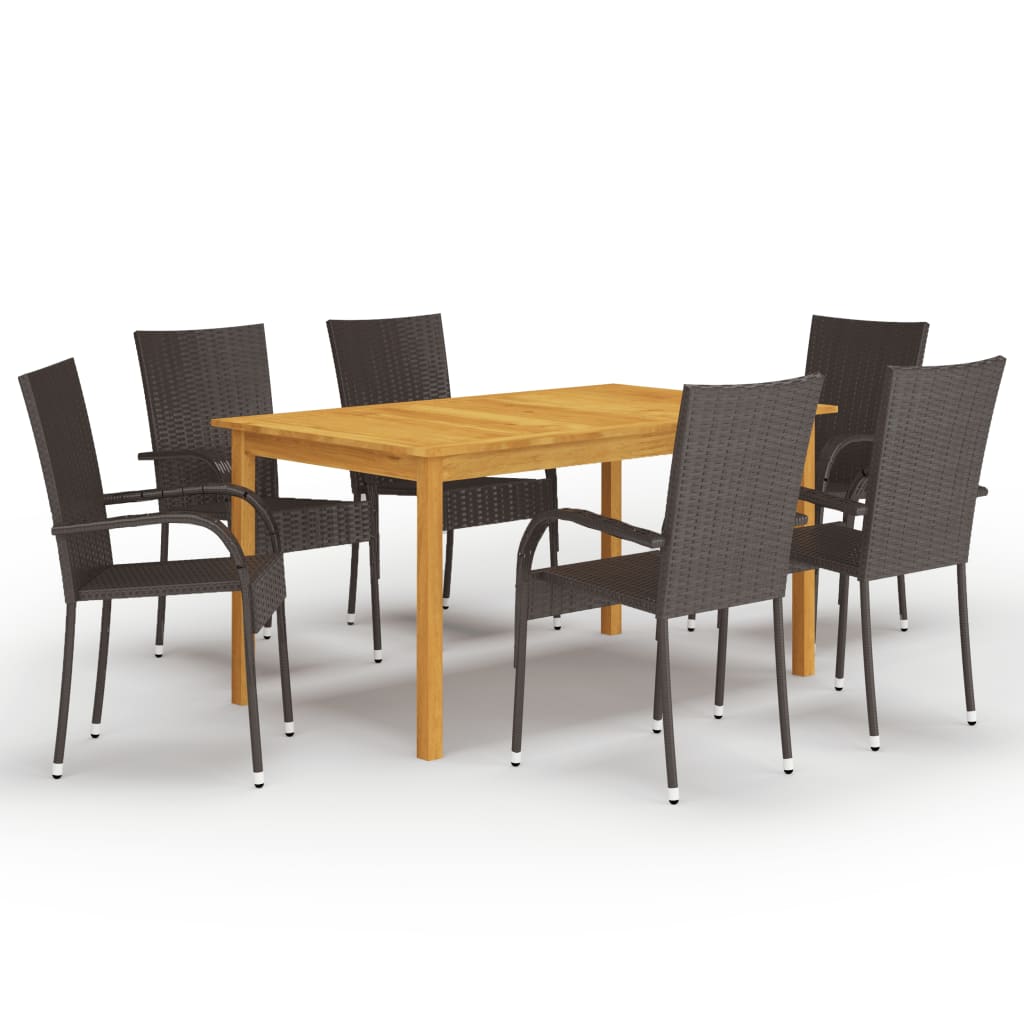7 Piece Garden Dining Set