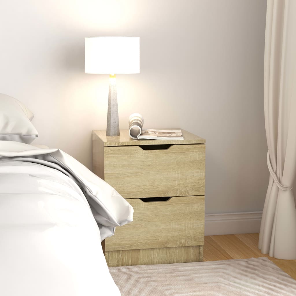 Bedside Cabinet 40X40X50 Cm Engineered Wood