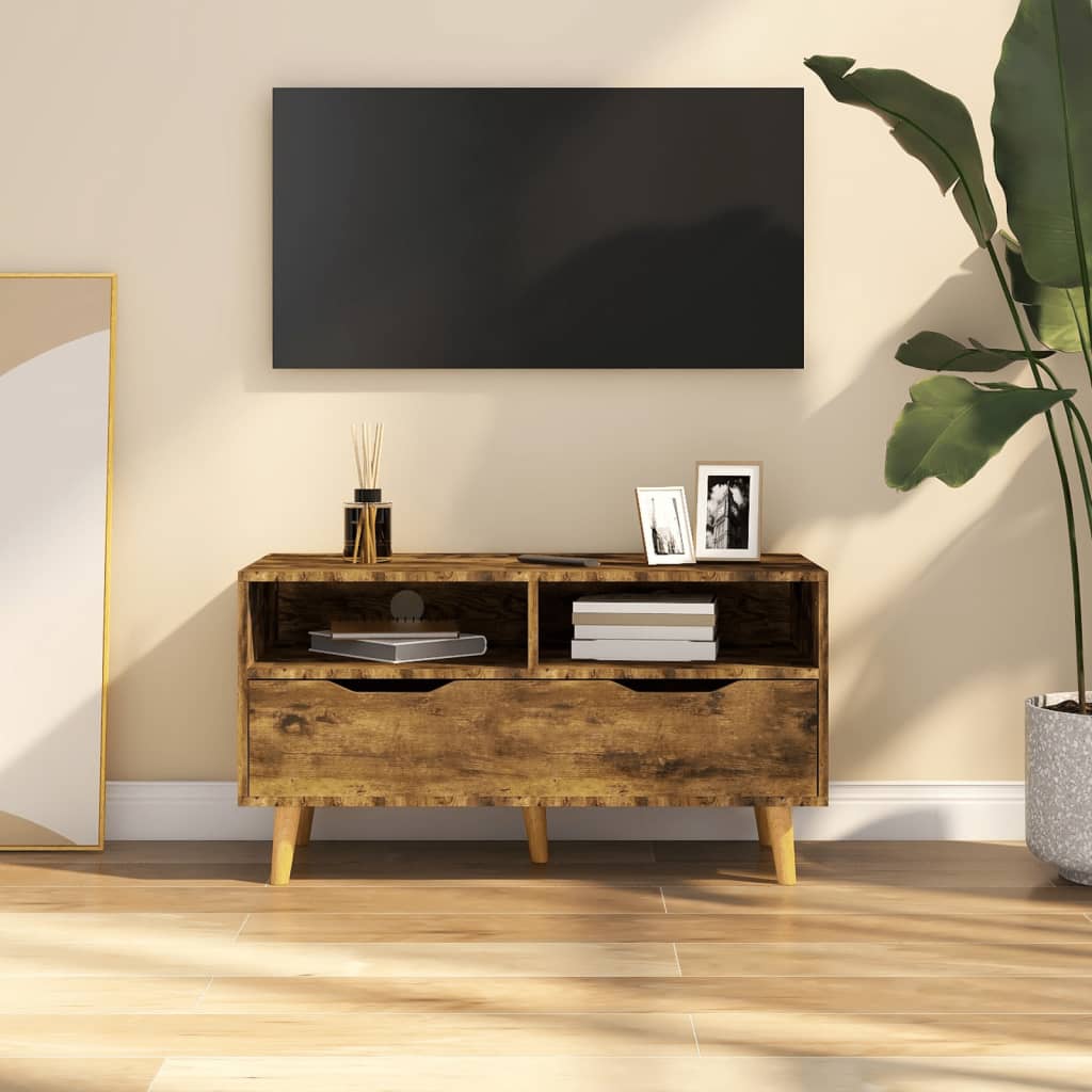 Tv Cabinet 90X40X48.5 Cm Engineered Wood