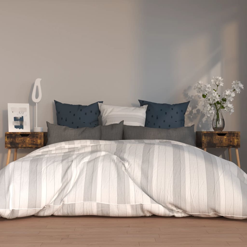 Bedside Cabinet 40X40X56 Cm Engineered Wood