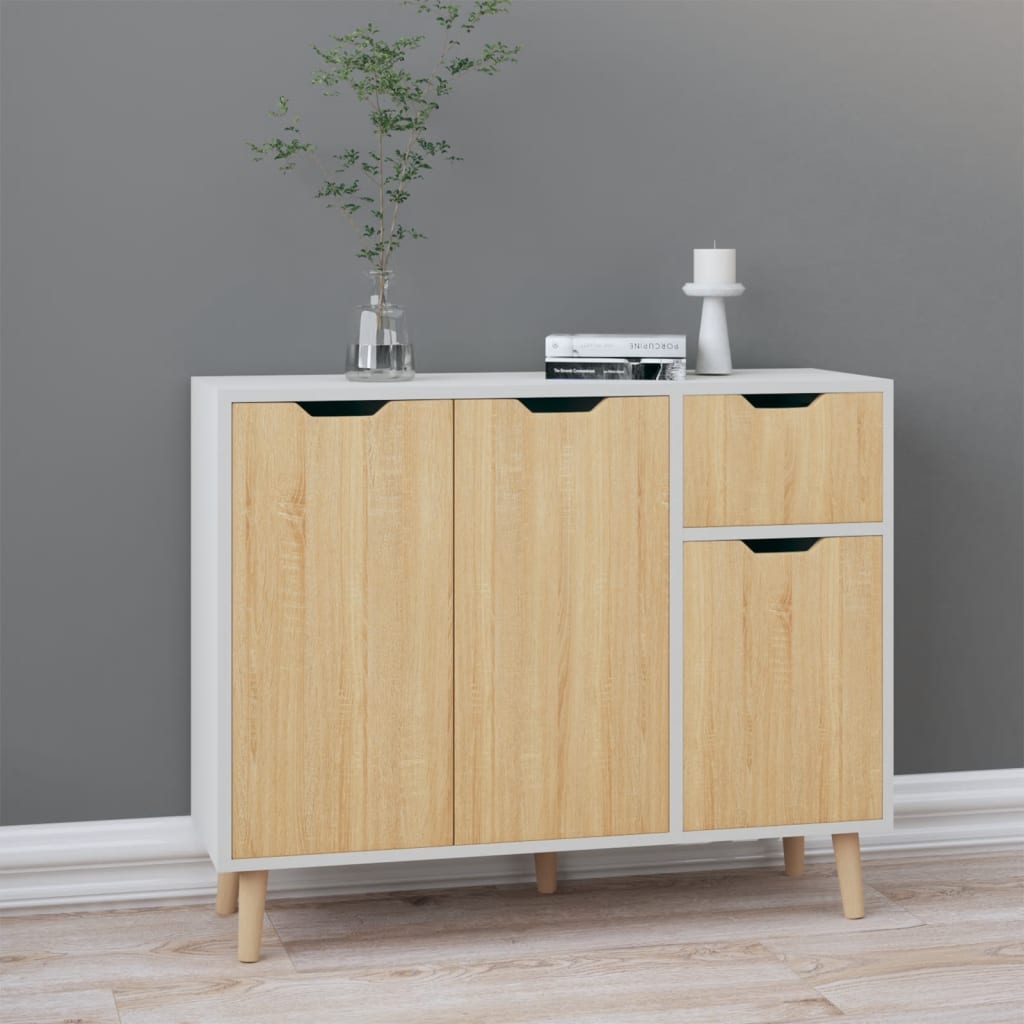 Sideboard 90X30X72 Cm Engineered Wood
