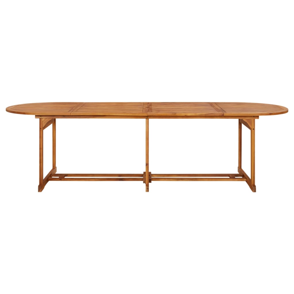 Garden Dining Table Solid Acacia Wood