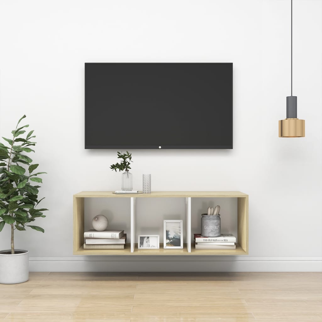 Wall-Mounted Tv Cabinet 37X37X Engineered Wood