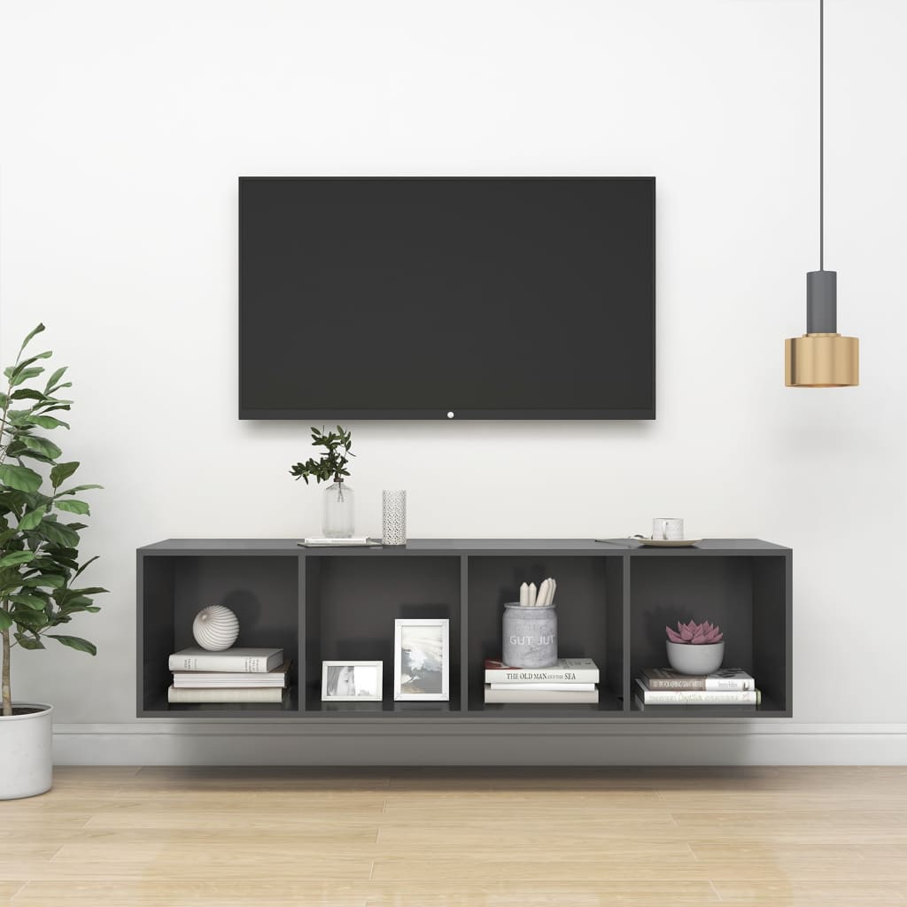 Wall-Mounted Tv Cabinet 37X37X Engineered Wood