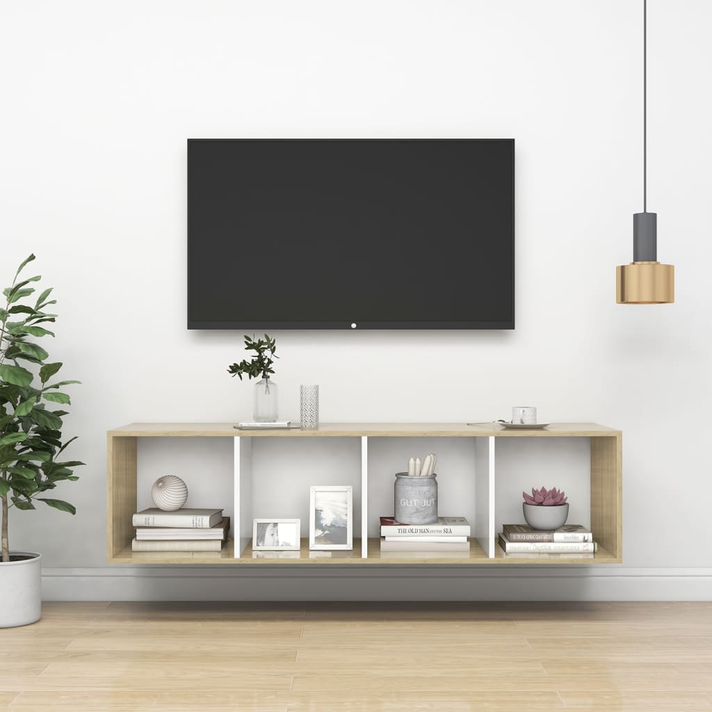 Wall-Mounted Tv Cabinet 37X37X Engineered Wood