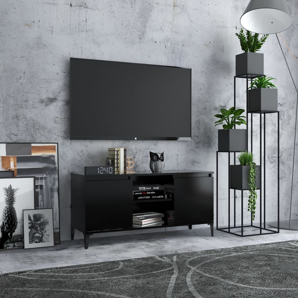 Tv Cabinet With Metal Legs 103.5X35X50 Cm