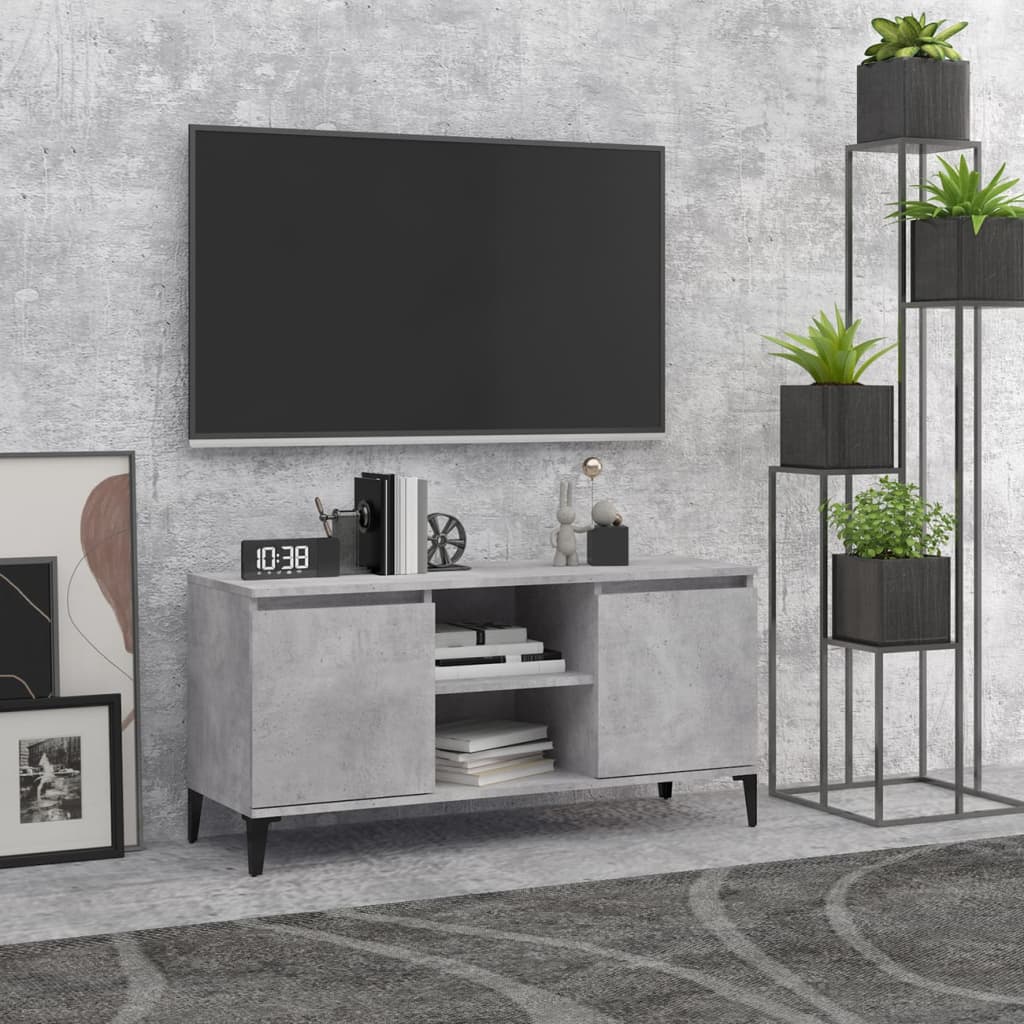 Tv Cabinet With Metal Legs 103.5X35X50 Cm
