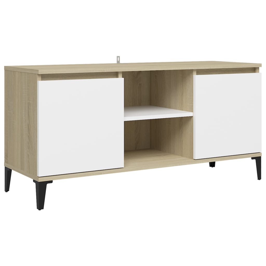 Tv Cabinet With Metal Legs 103.5X35X50 Cm