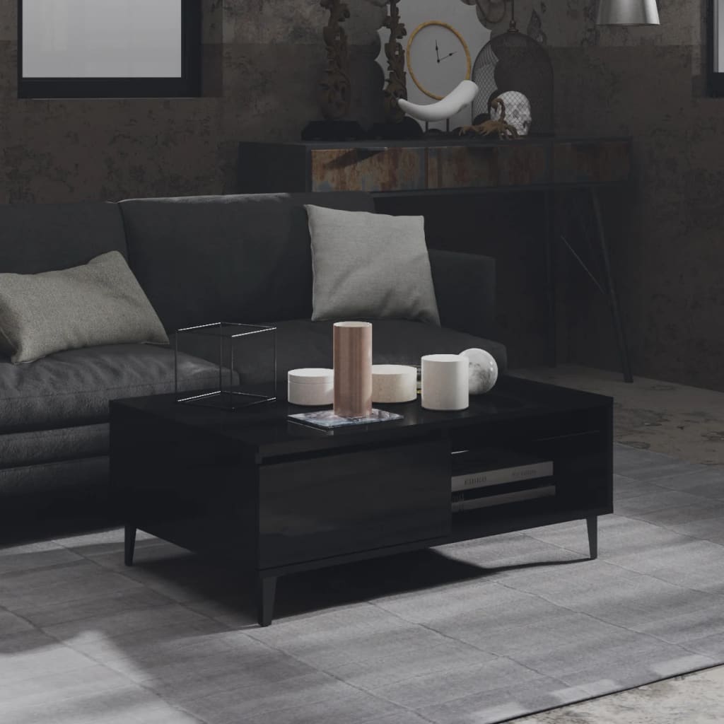 Coffee Table 90X60X35 Cm Engineered Wood