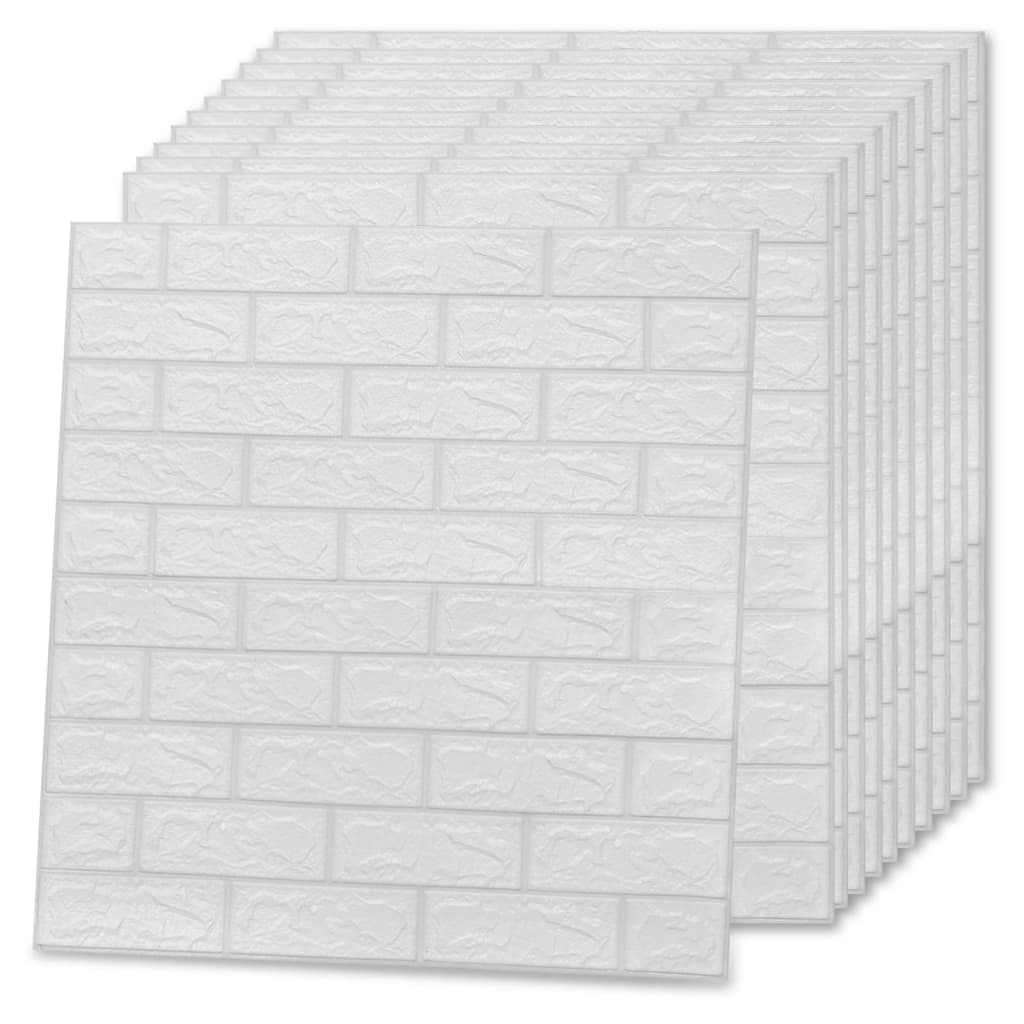 3D Wallpaper Bricks Self-Adhesive 10 Pcs