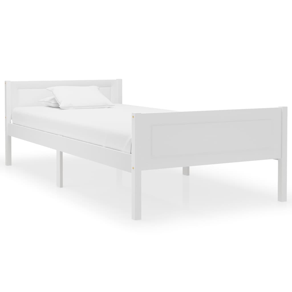 Bed Frame Without Mattress Solid Pinewood