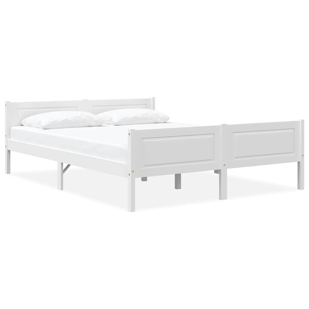 Bed Frame Without Mattress Solid Pinewood