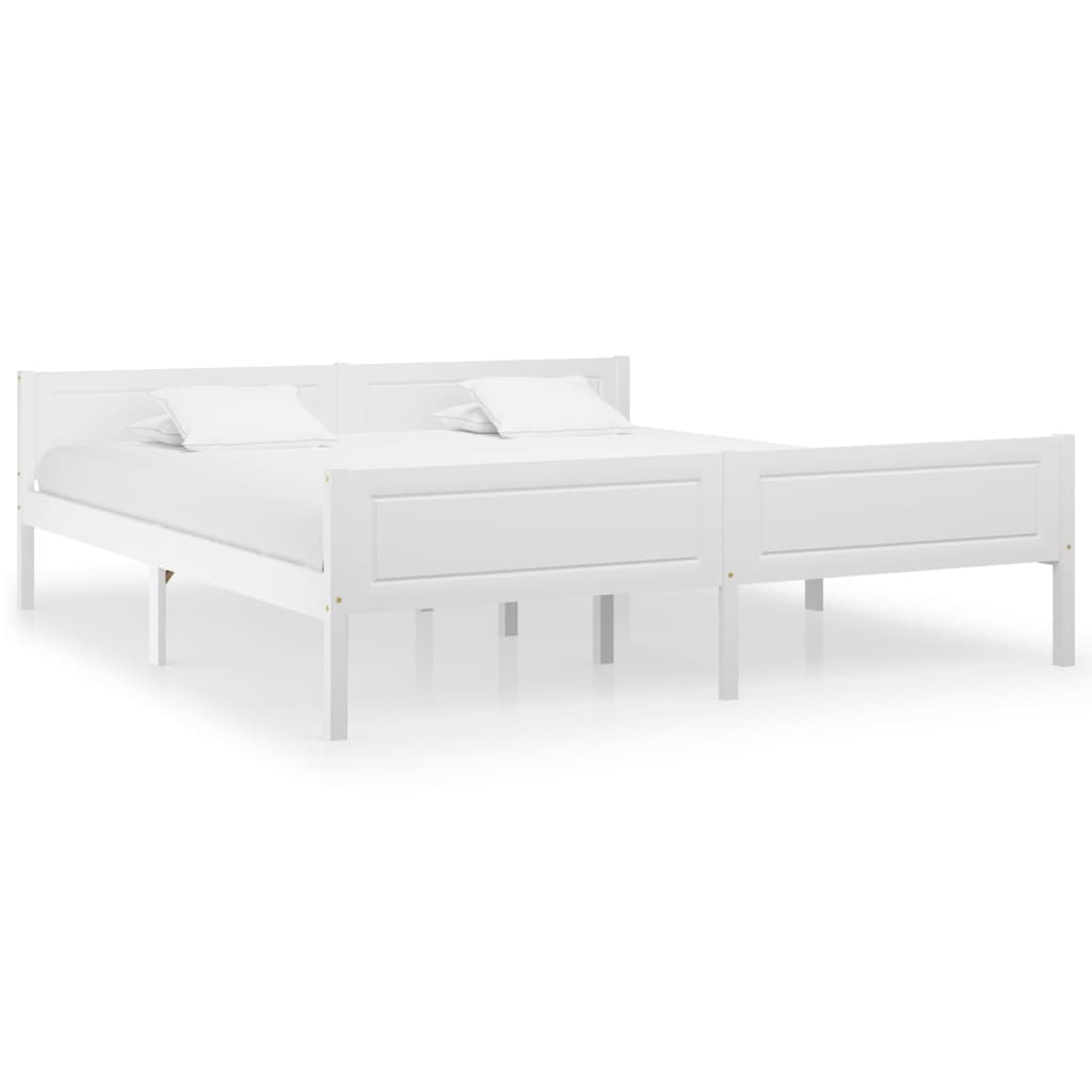 Bed Frame Without Mattress Solid Pinewood