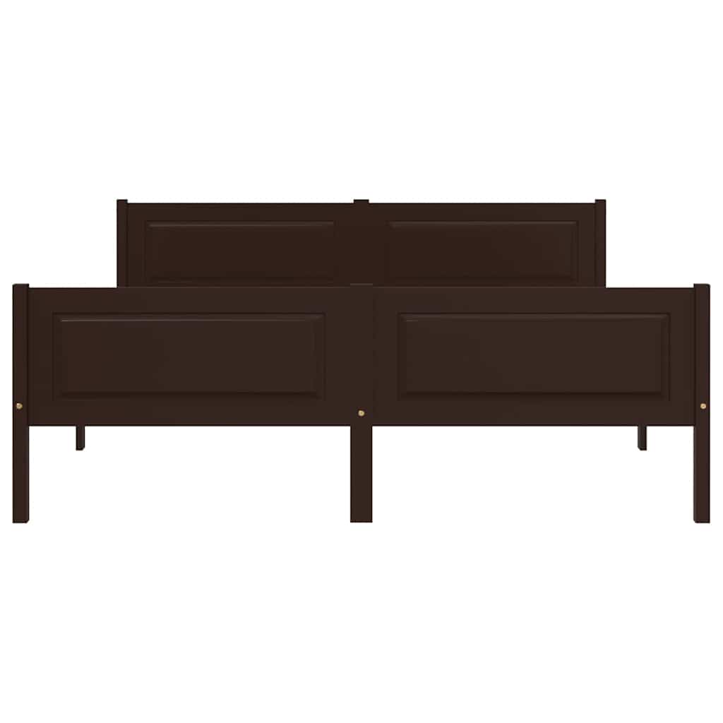 Bed Frame Without Mattress Solid Pinewood