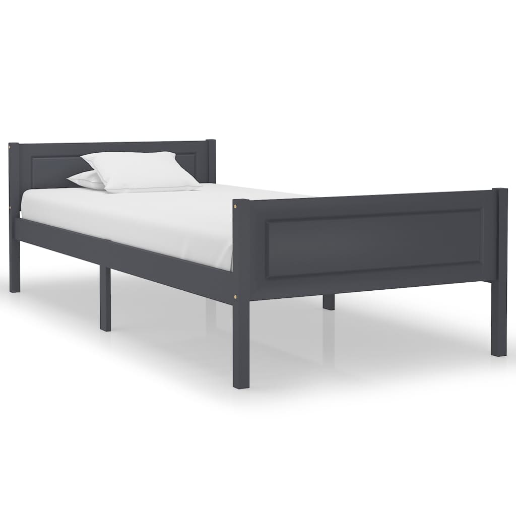 Bed Frame Without Mattress Solid Pinewood