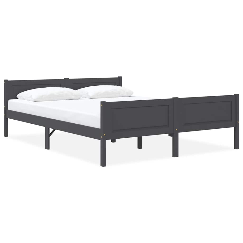 Bed Frame Without Mattress Solid Pinewood