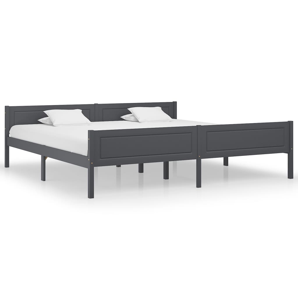 Bed Frame Without Mattress Solid Pinewood