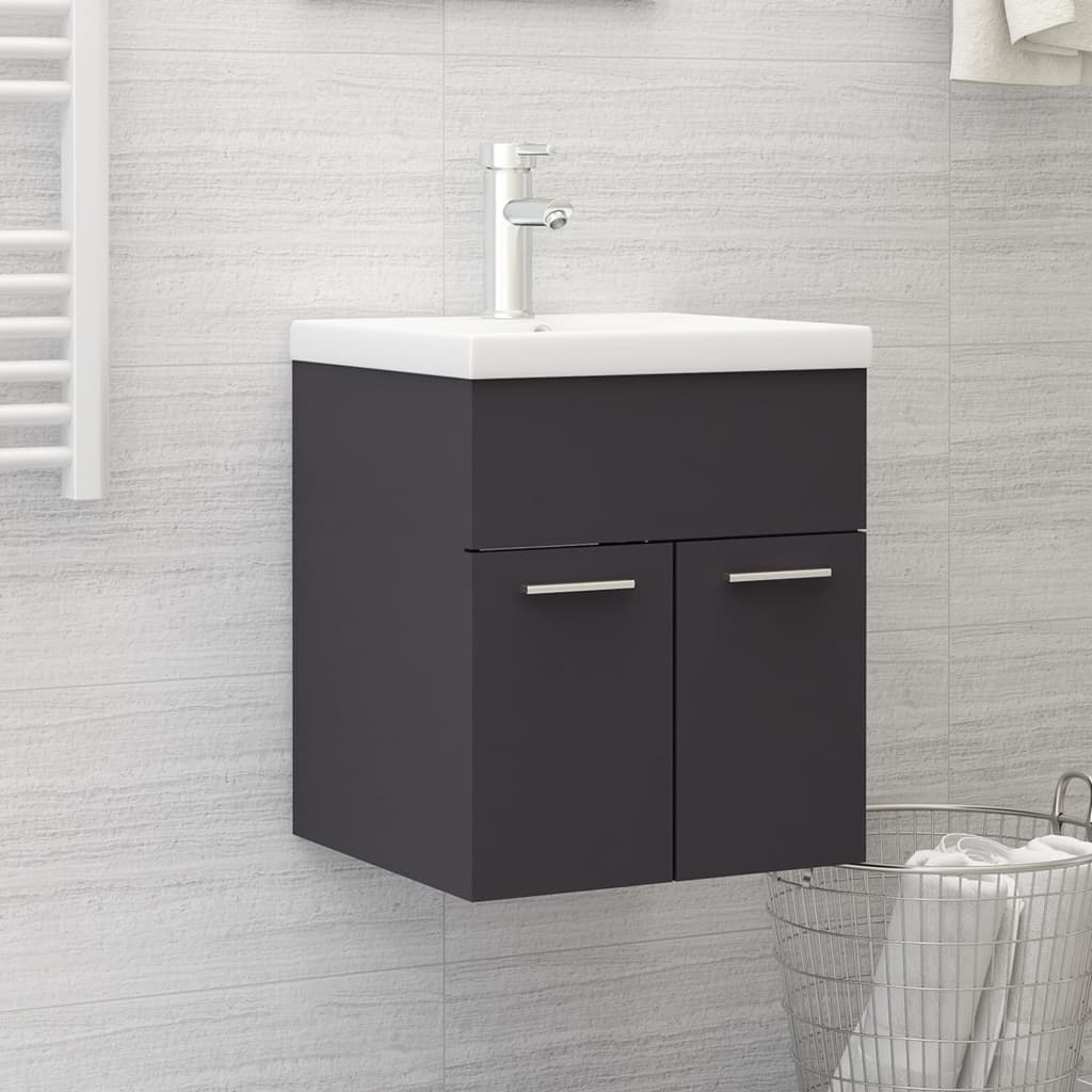 Sink Cabinet With Built-In Basin Engineered Wood