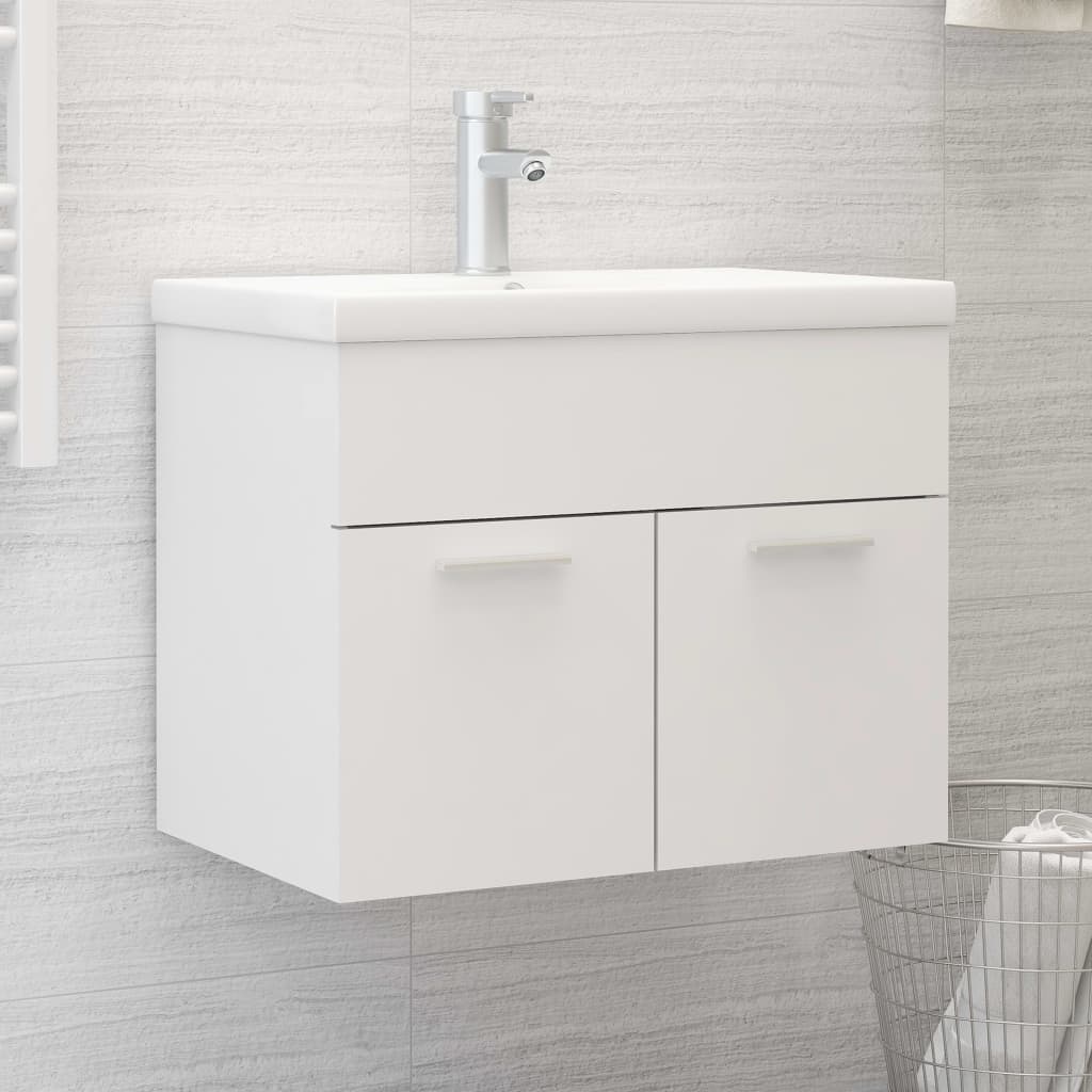 Sink Cabinet With Built-In Basin Engineered Wood