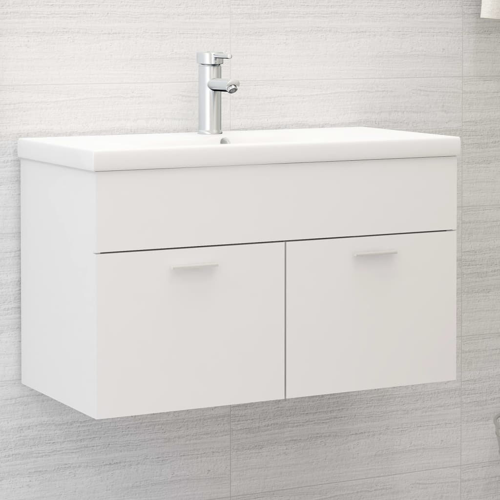 Sink Cabinet With Built-In Basin Engineered Wood