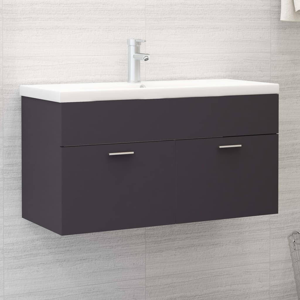 Sink Cabinet With Built-In Basin Engineered Wood