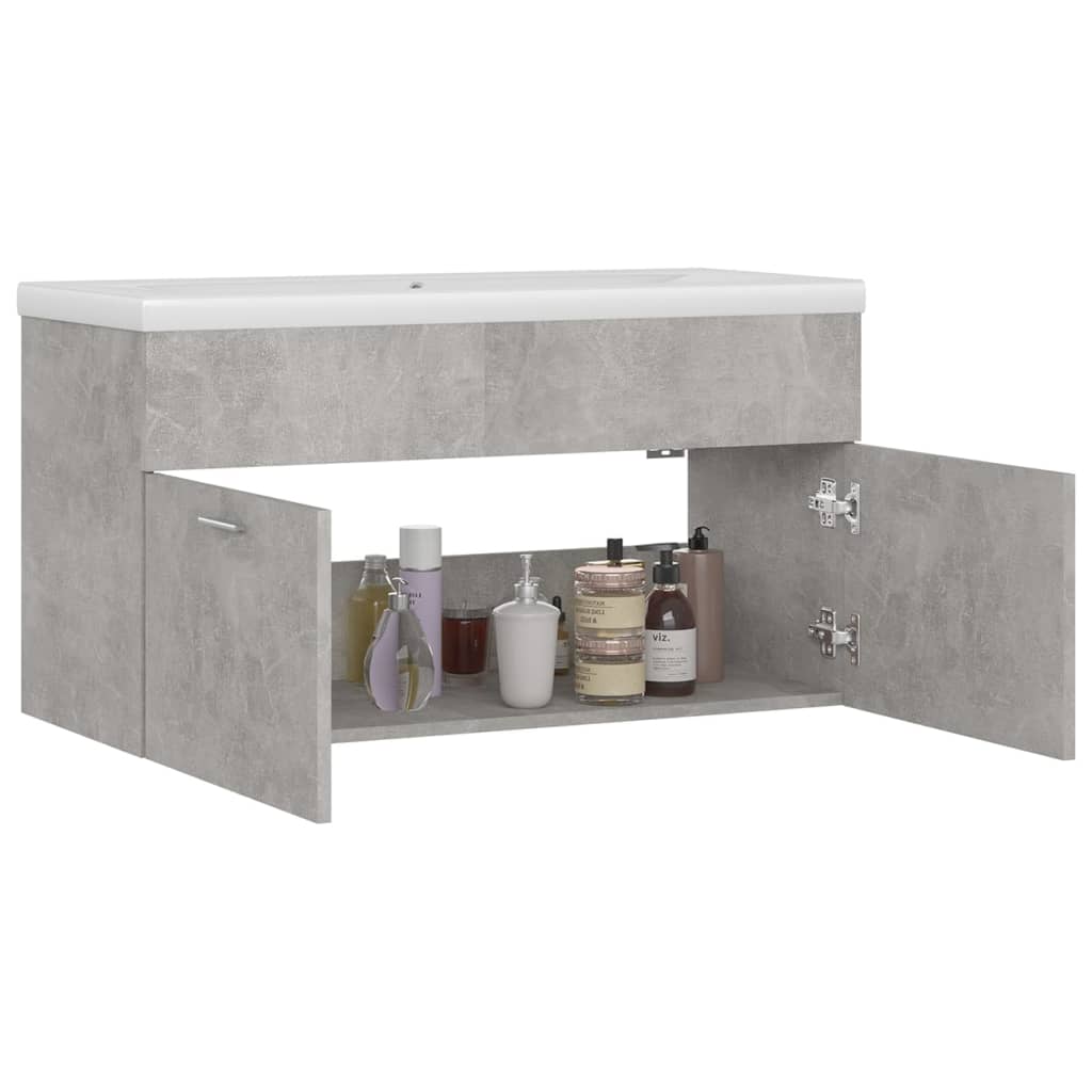 Sink Cabinet With Built-In Basin Engineered Wood