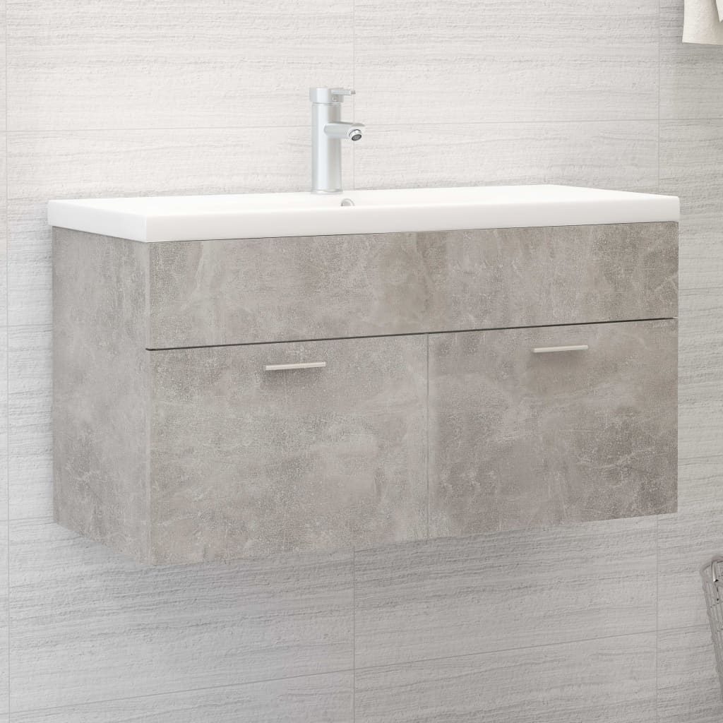 Sink Cabinet With Built-In Basin Engineered Wood