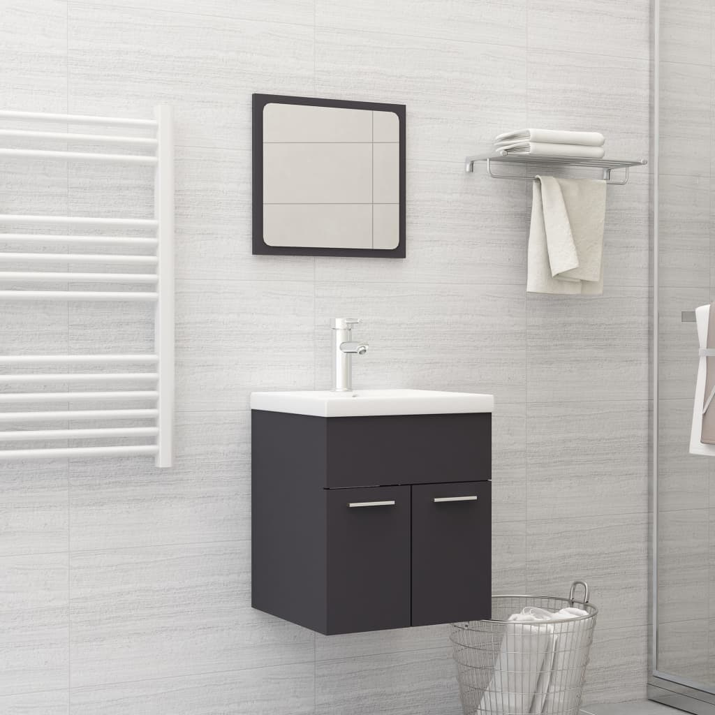 Bathroom Furniture Set Engineered Wood