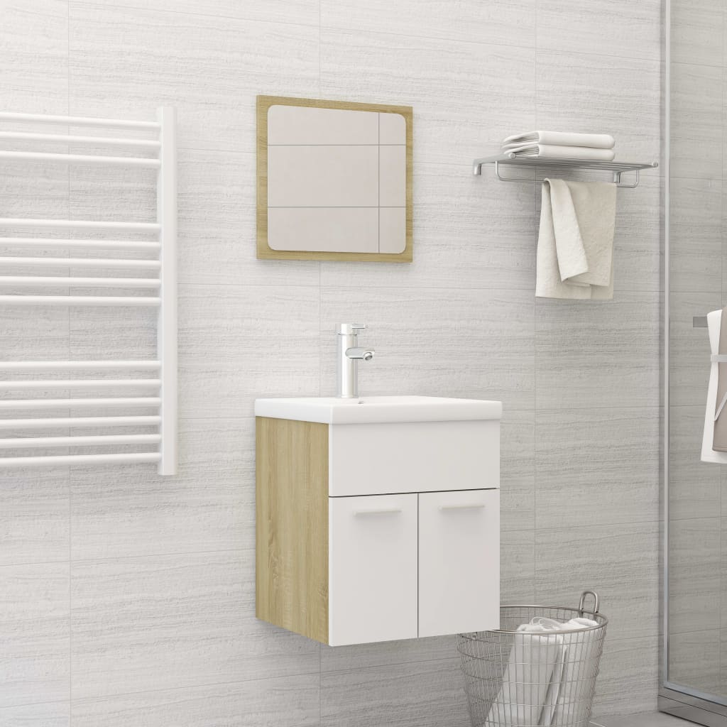 Bathroom Furniture Set Engineered Wood