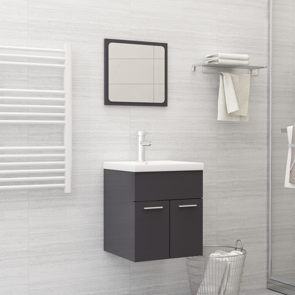 Bathroom Furniture Set Engineered Wood