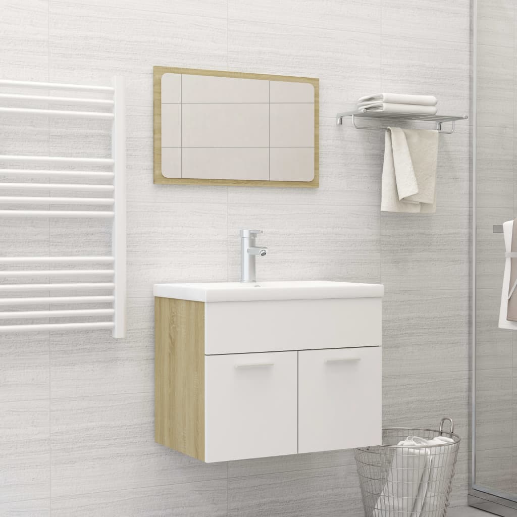 Bathroom Furniture Set Engineered Wood