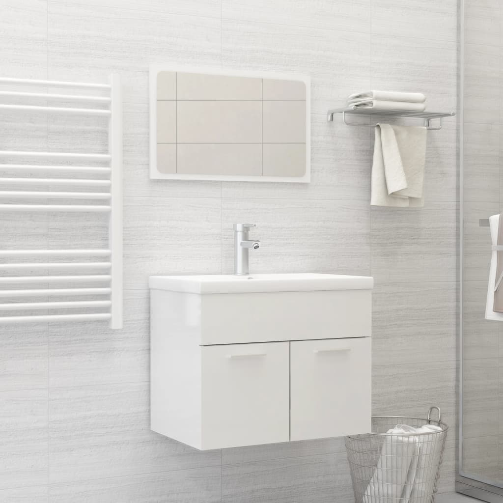 Bathroom Furniture Set Engineered Wood