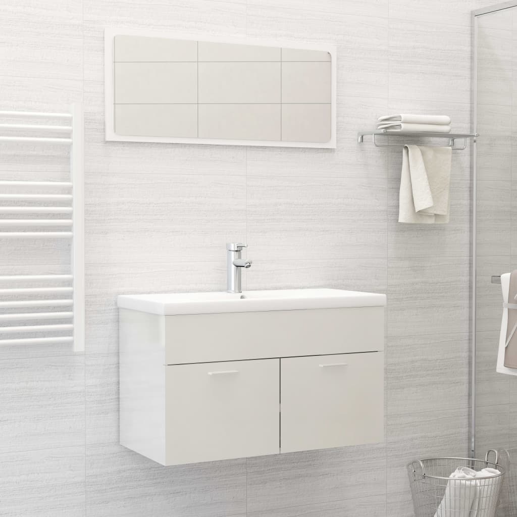 Bathroom Furniture Set Engineered Wood