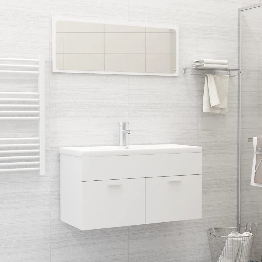 Bathroom Furniture Set Engineered Wood
