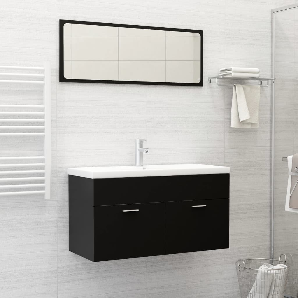Bathroom Furniture Set Engineered Wood