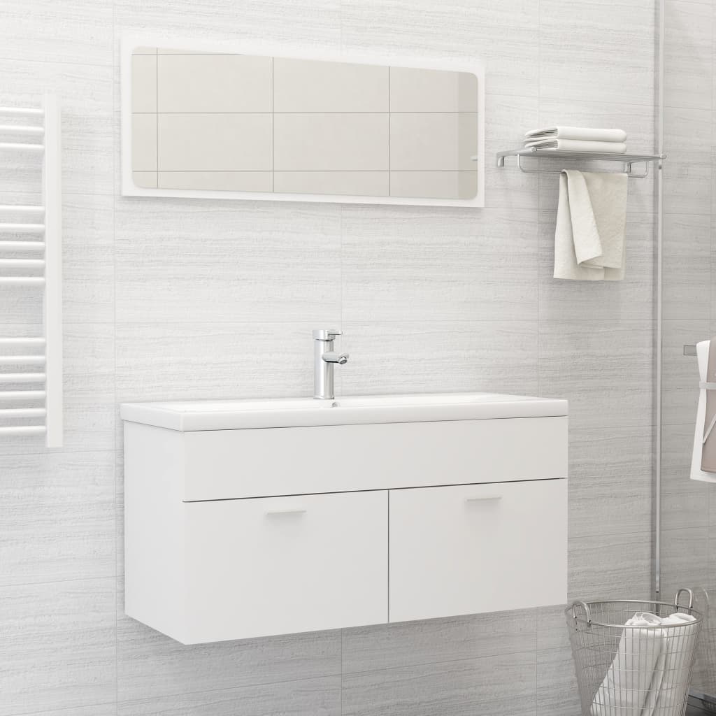 Bathroom Furniture Set Engineered Wood
