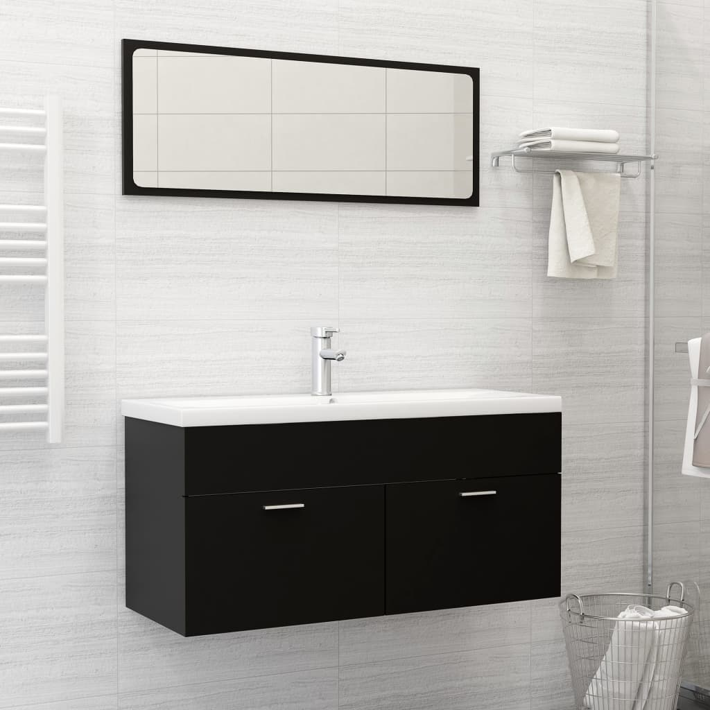 Bathroom Furniture Set Engineered Wood
