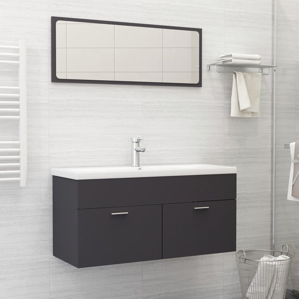 Bathroom Furniture Set Engineered Wood