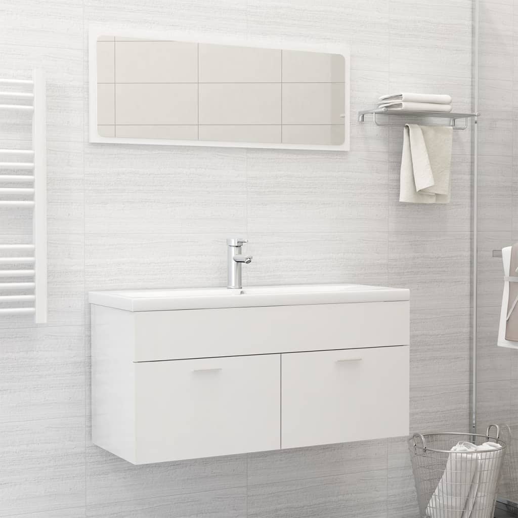 Bathroom Furniture Set Engineered Wood