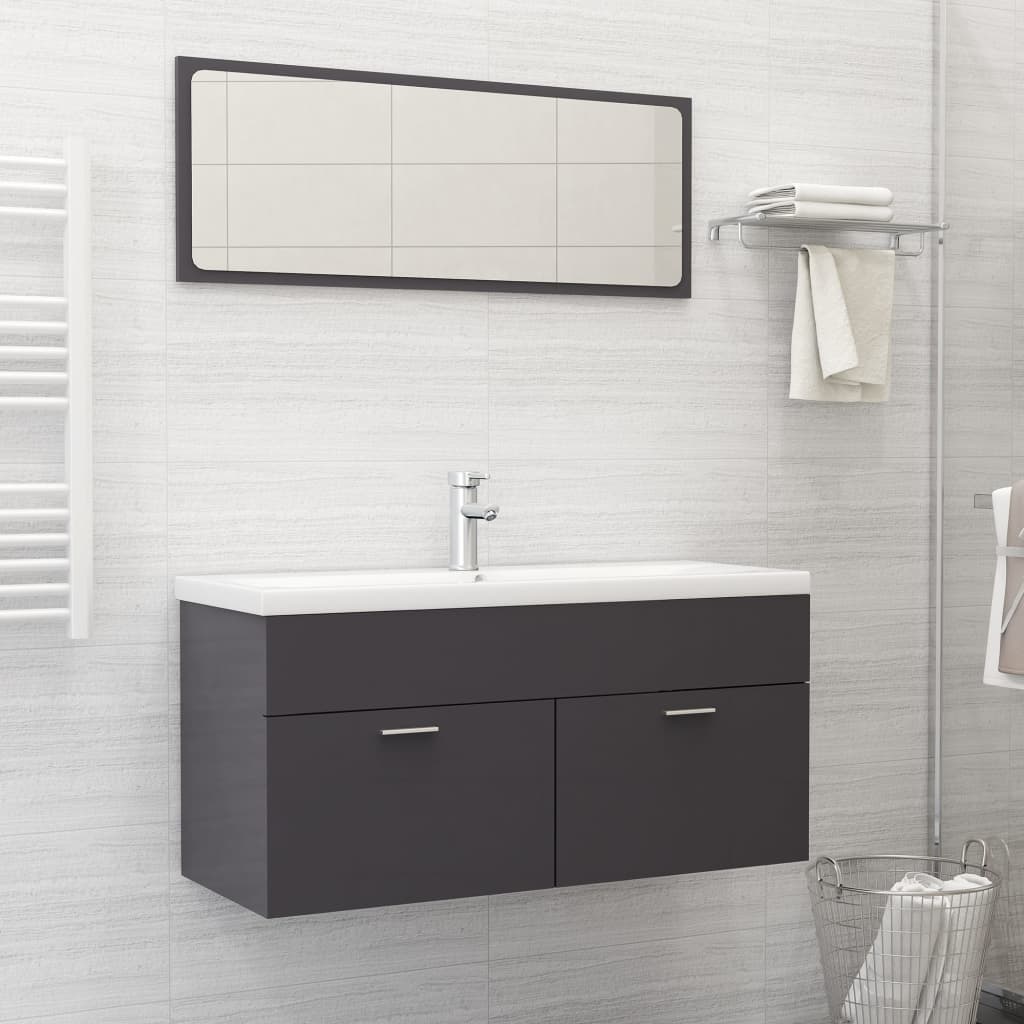 Bathroom Furniture Set Engineered Wood