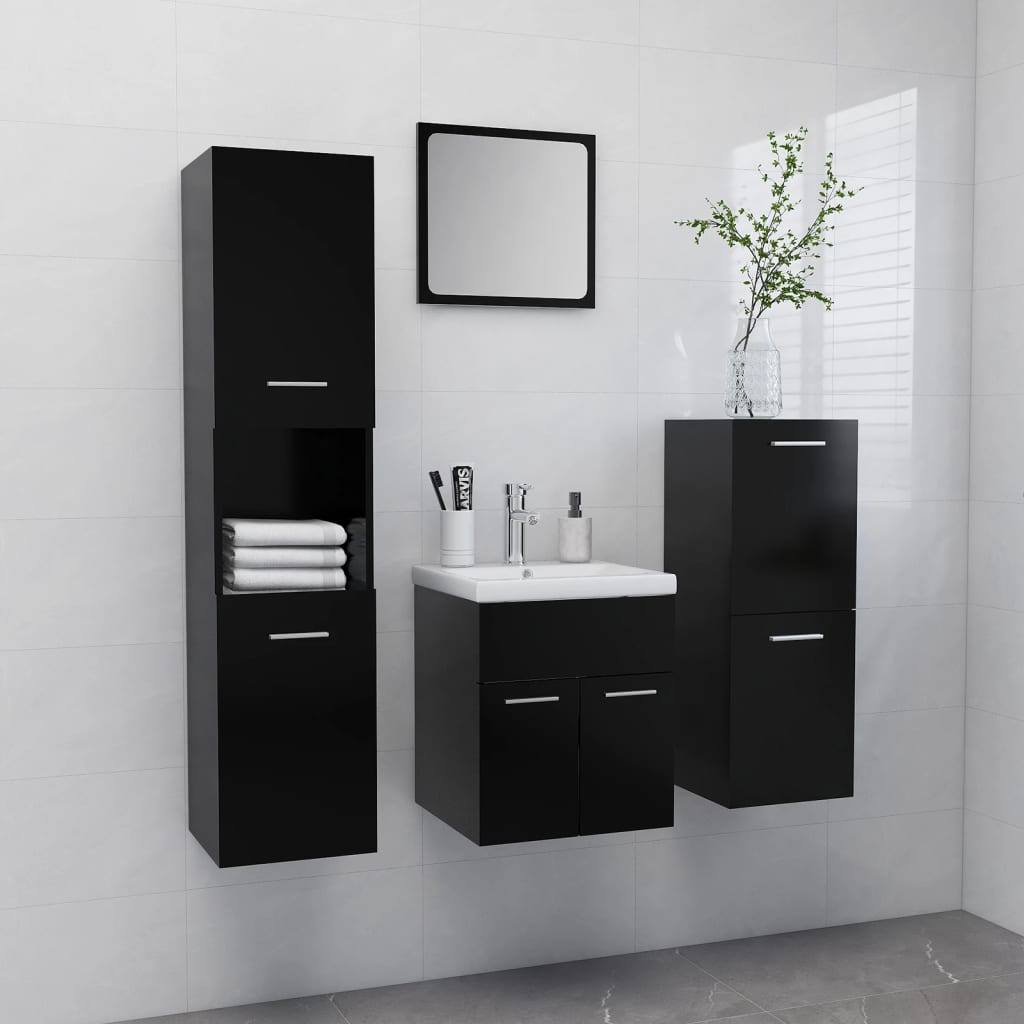 Bathroom Furniture Set Engineered Wood