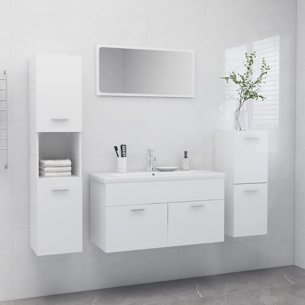 Bathroom Furniture Set Engineered Wood