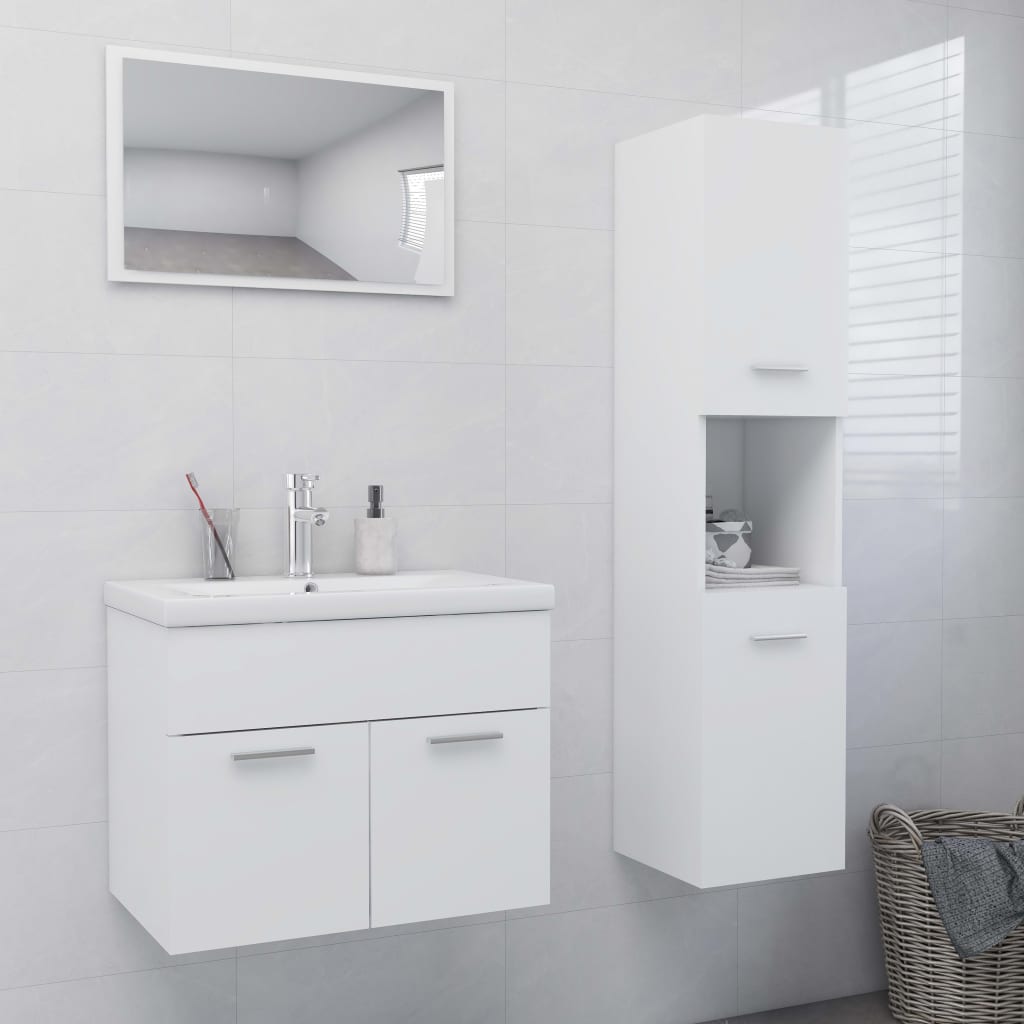 Bathroom Furniture Set Engineered Wood
