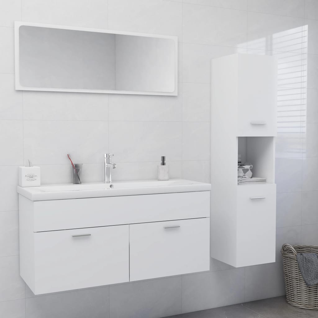 Bathroom Furniture Set Engineered Wood
