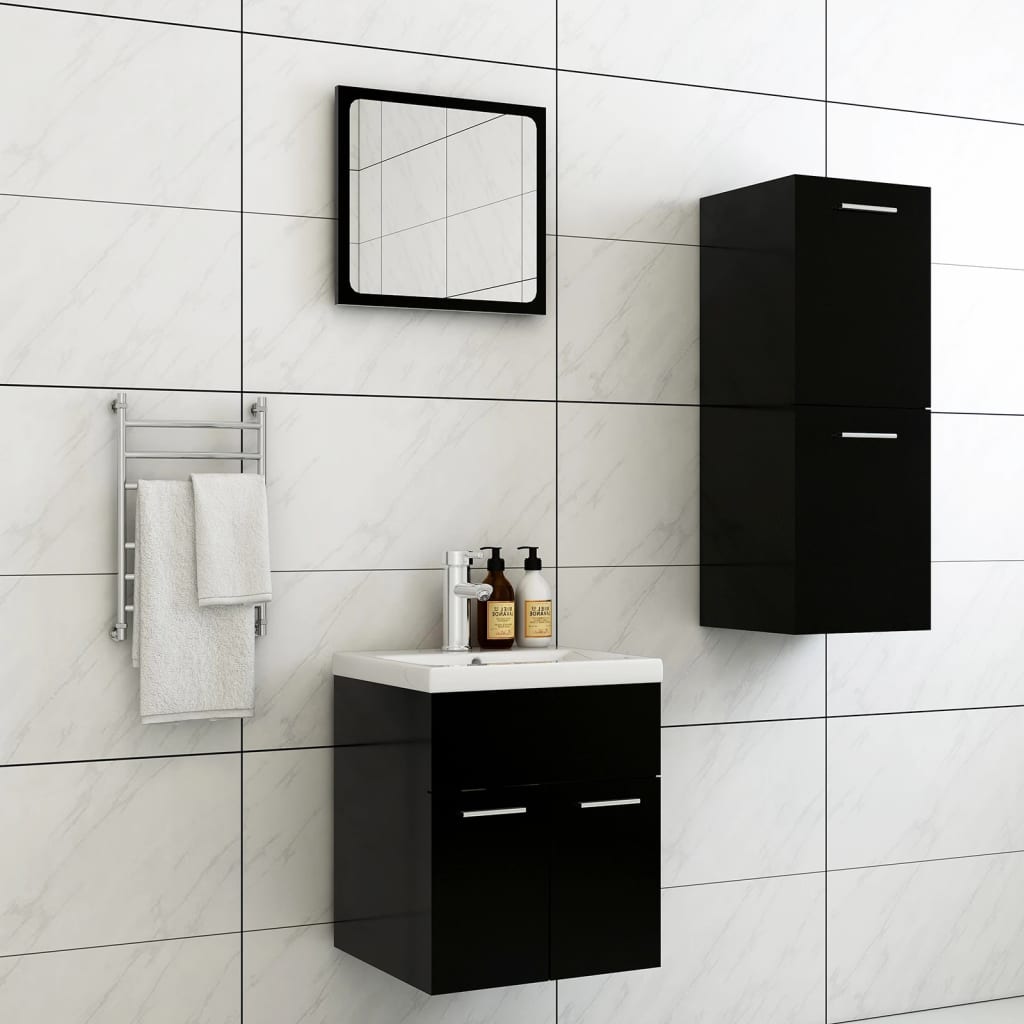 Bathroom Furniture Set Engineered Wood
