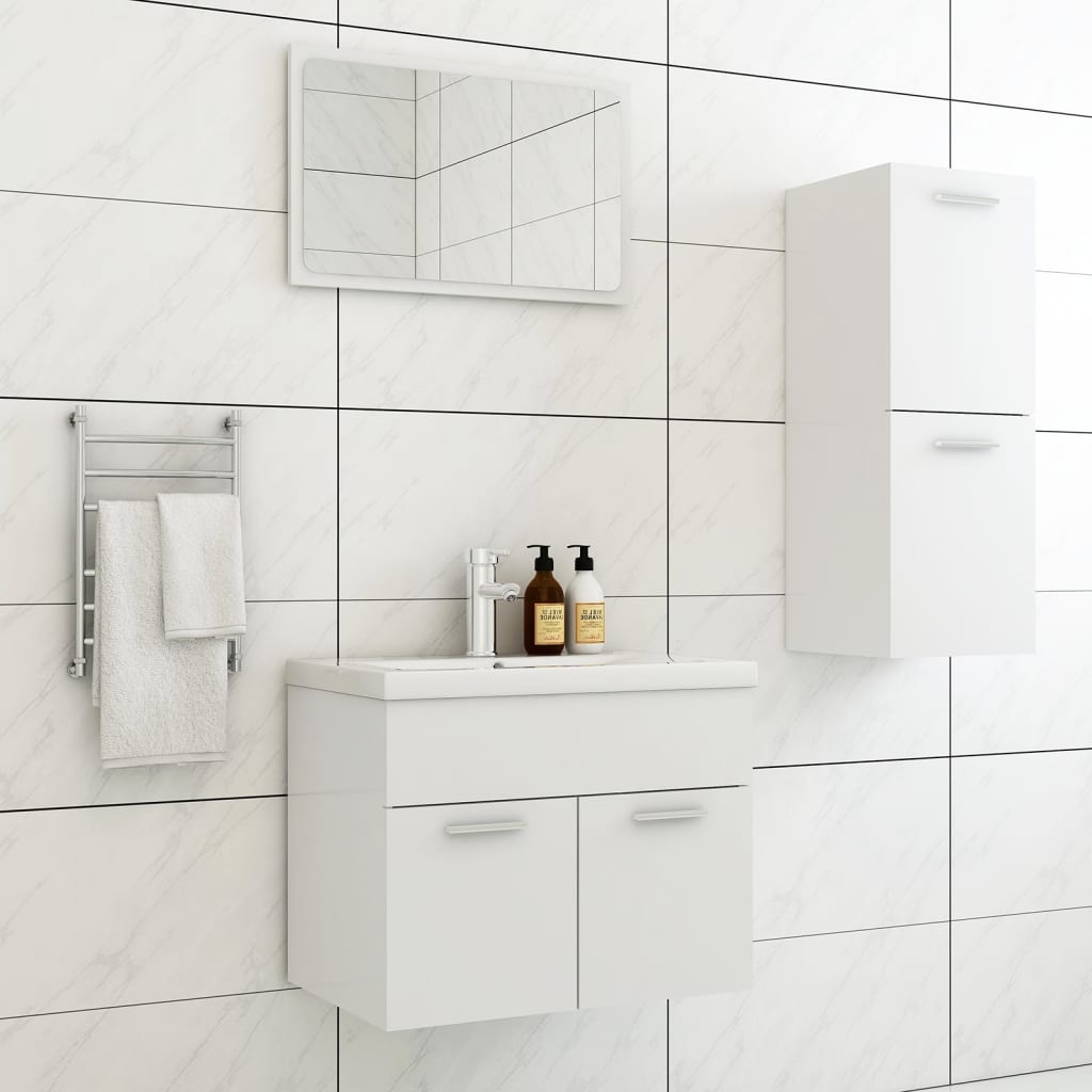 Bathroom Furniture Set Engineered Wood