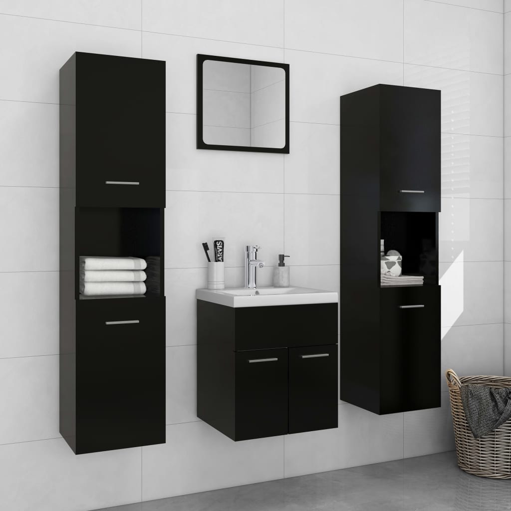 Bathroom Furniture Set Engineered Wood